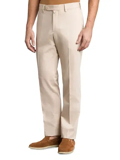 Stefano Ricci Men's Sartorial Trousers - Light Ivory - Size 42 | Thumbnail 2 Stefano Ricci Men's Sartorial Trousers - Light Ivory - Size 42 | Thumbnail 2