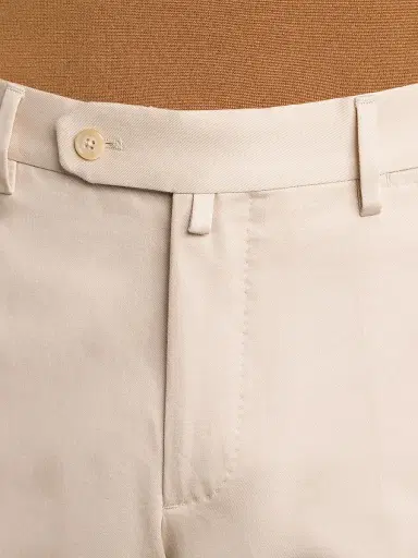 Stefano Ricci Men's Sartorial Trousers - Light Ivory - Size 42 | Thumbnail 5 Stefano Ricci Men's Sartorial Trousers - Light Ivory - Size 42 | Thumbnail 5