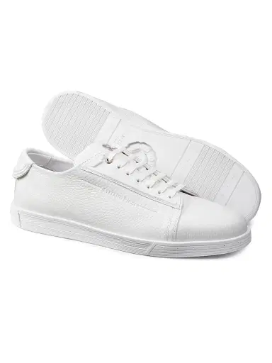 Stefano Ricci Men's Calfskin Sneakers - White - Size 9.5 | Thumbnail 3