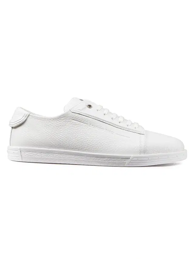 Stefano Ricci Men's Calfskin Sneakers - White