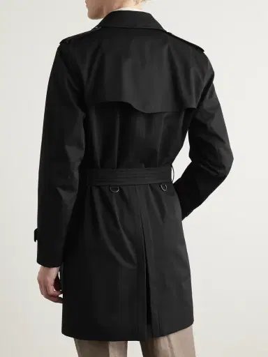 Burberry Kensington Double-Breasted Belted Cotton-Gabardine Trench Coat - Men | Thumbnail 3 Burberry Kensington Double-Breasted Belted Cotton-Gabardine Trench Coat - Men | Thumbnail 3