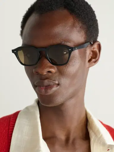 Oliver Peoples Eyles D-Frame Acetate Polarised Sunglasses - Men | Thumbnail 2