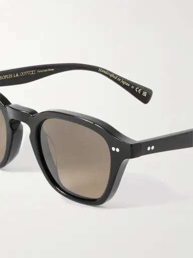 Oliver Peoples Eyles D-Frame Acetate Polarised Sunglasses - Men | Thumbnail 3