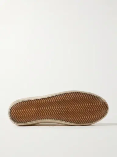 Golden Goose Super-Star Distressed Suede-Trimmed Leather Sneakers - Men | Thumbnail 3