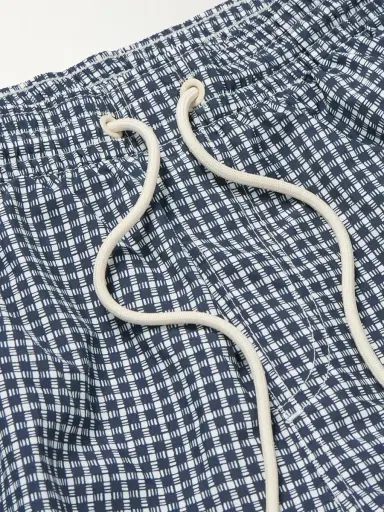 Loro Piana Daneu Straight-Leg Mid-Length Checked Swim Shorts - Men | Thumbnail 4