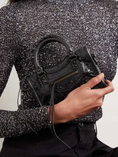 Balenciaga Le City Nano Textured-leather Tote | Thumbnail 6