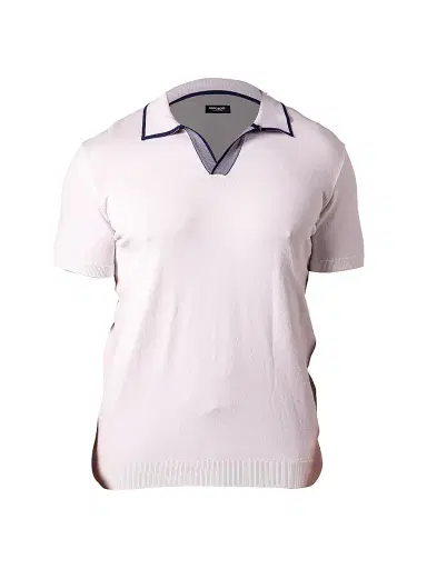 Maceoo Men's Polo Tip Shirt - White - Size Large | Thumbnail 1 Maceoo Men's Polo Tip Shirt - White - Size Large | Thumbnail 1