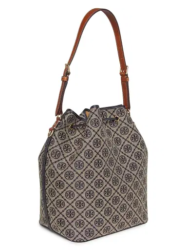 Tory Burch Women's T Monogram Oversized Bucket Bag - Tory Navy | Thumbnail 3