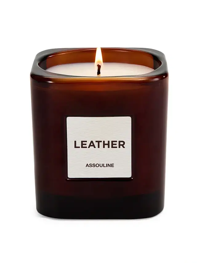 Leather Scented Candle