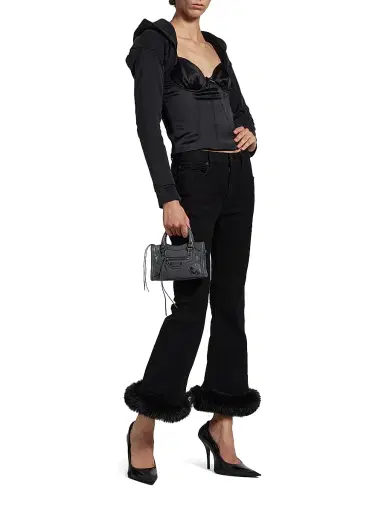 Balenciaga Women's Le City Nano Bag - Volcanic Rock | Thumbnail 1
