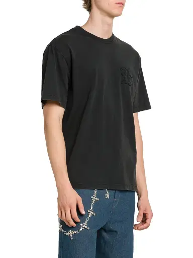 Bluemarble Men's Stonewashed Chain Stitch T-Shirt | Thumbnail 4 Bluemarble Men's Stonewashed Chain Stitch T-Shirt | Thumbnail 4
