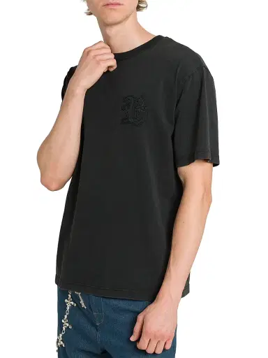 Bluemarble Men's Stonewashed Chain Stitch T-Shirt | Thumbnail 6 Bluemarble Men's Stonewashed Chain Stitch T-Shirt | Thumbnail 6