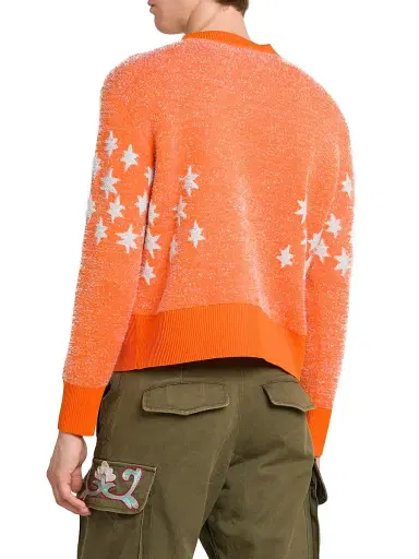 Bluemarble Men's Sun & Stars Sweater - Orange | Thumbnail 5