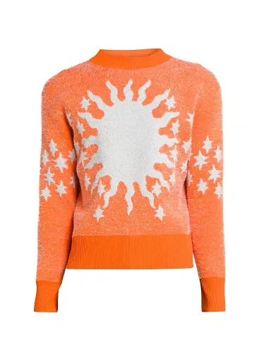 Bluemarble Men's Sun & Stars Sweater - Orange | Thumbnail 1
