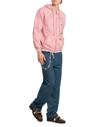 Bluemarble Men's Relaxed Trompe L'oeil Jeans | Thumbnail 2 Bluemarble Men's Relaxed Trompe L'oeil Jeans | Thumbnail 2