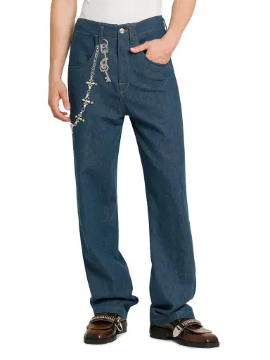 Bluemarble Men's Relaxed Trompe L'oeil Jeans | Thumbnail 3 Bluemarble Men's Relaxed Trompe L'oeil Jeans | Thumbnail 3