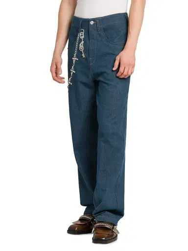 Bluemarble Men's Relaxed Trompe L'oeil Jeans | Thumbnail 4 Bluemarble Men's Relaxed Trompe L'oeil Jeans | Thumbnail 4