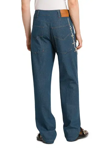 Bluemarble Men's Relaxed Trompe L'oeil Jeans | Thumbnail 5 Bluemarble Men's Relaxed Trompe L'oeil Jeans | Thumbnail 5