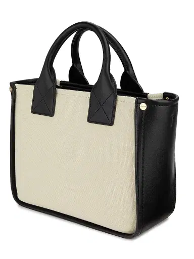 Ganni Women's Small Canvas Pocket Tote Bag - Black | Thumbnail 4