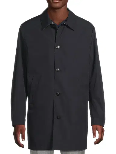 Canali Men's Silk Touch Shirt Jacket - Navy - Size 44 | Thumbnail 3 Canali Men's Silk Touch Shirt Jacket - Navy - Size 44 | Thumbnail 3