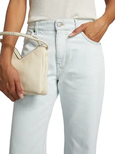 BLK DNM Women's Mid-Rise Straight Jeans - Snow Blue - Size 31 | Thumbnail 6