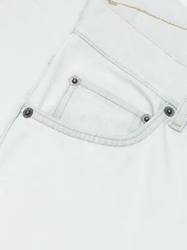 BLK DNM Women's Mid-Rise Straight Jeans - Snow Blue - Size 31 | Thumbnail 7