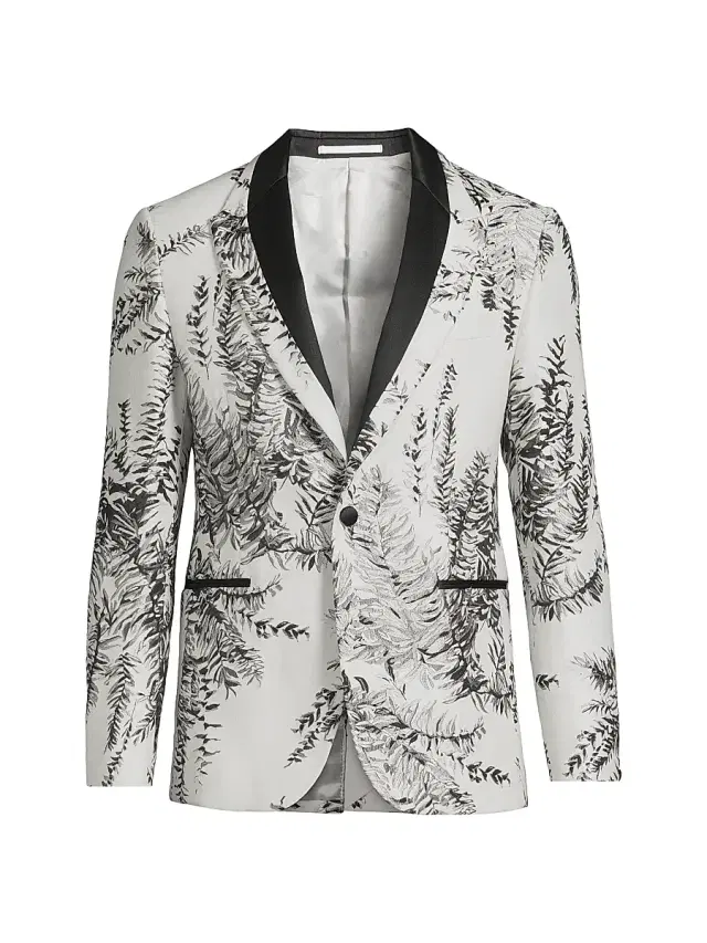Pal Zileri Men's Floral Printed Dinner Jacket -