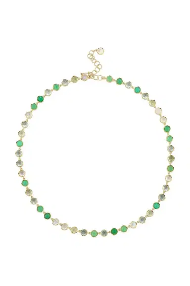 IRENE NEUWIRTH JEWELRY Small Classic Link Prehnite Moonstone Necklace | Thumbnail 1