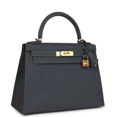 HERMÈS Hermes Kelly Sellier 28 Ardoise Epsom Gold Hardware | Thumbnail 2 HERMÈS Hermes Kelly Sellier 28 Ardoise Epsom Gold Hardware | Thumbnail 2