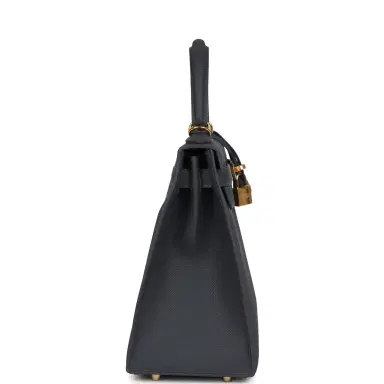 HERMÈS Hermes Kelly Sellier 28 Ardoise Epsom Gold Hardware | Thumbnail 3 HERMÈS Hermes Kelly Sellier 28 Ardoise Epsom Gold Hardware | Thumbnail 3