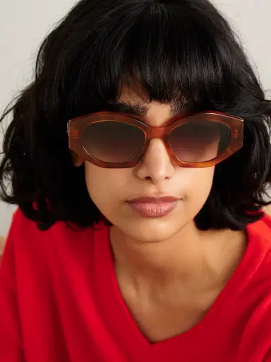CELINE Eyewear Triomphe Cat-eye Acetate Sunglasses | Thumbnail 2 CELINE Eyewear Triomphe Cat-eye Acetate Sunglasses | Thumbnail 2