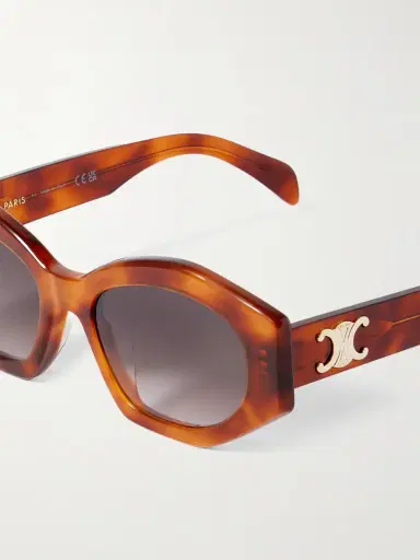 CELINE Eyewear Triomphe Cat-eye Acetate Sunglasses | Thumbnail 4 CELINE Eyewear Triomphe Cat-eye Acetate Sunglasses | Thumbnail 4