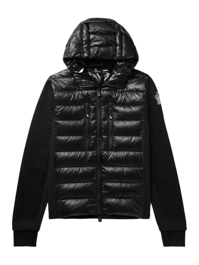 Moncler Grenoble Quilted Shell and Knitted Hooded Down Ski Jacket - Men