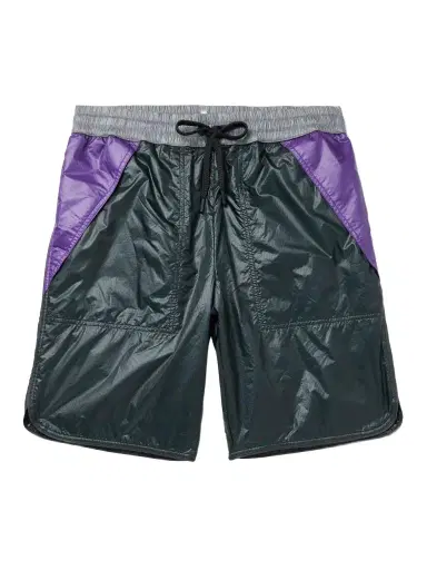 Moncler Grenoble Straight-Leg Colour-Block Ripstop Drawstring Shorts - Men | Thumbnail 1 Moncler Grenoble Straight-Leg Colour-Block Ripstop Drawstring Shorts - Men | Thumbnail 1