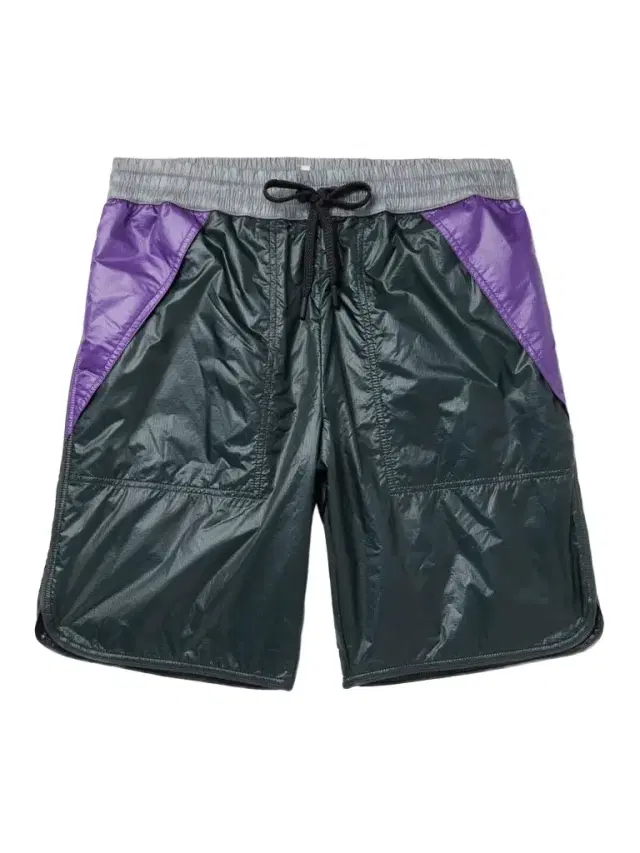 Moncler Grenoble Straight-Leg Colour-Block Ripstop Drawstring Shorts - Men