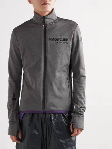 Moncler Grenoble Day-Namic Convertible Layered Mesh, Ripstop and Stretch-Jersey Zip-Up Hoodie - Men | Thumbnail 4