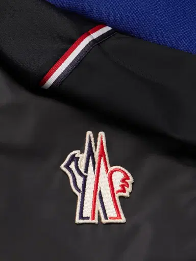 Moncler Grenoble Logo-Appliquéd Fleece and Tech-Jersey Zip-Up Jacket - Men | Thumbnail 3