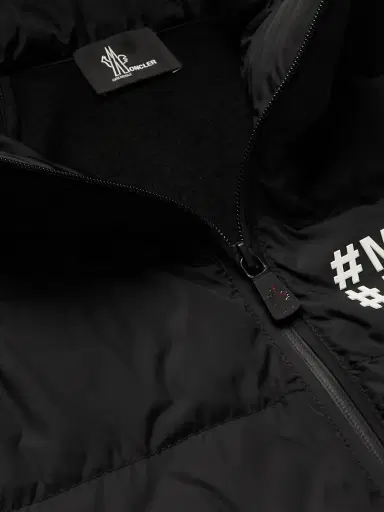 Moncler Grenoble Logo-Print Quilted Shell and Jersey Hooded Down Ski Jacket - Men | Thumbnail 5