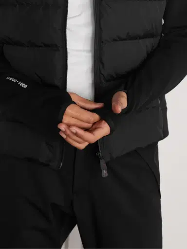 Moncler Grenoble Logo-Print Quilted Shell and Jersey Hooded Down Ski Jacket - Men | Thumbnail 6