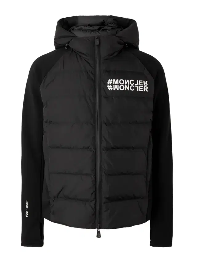Moncler Grenoble Logo-Print Quilted Shell and Jersey Hooded Down Ski Jacket - Men
