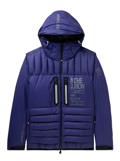 Moncler Grenoble Monthey Logo-Print Quilted Ripstop Hooded Down Ski Jacket - Men | Thumbnail 1