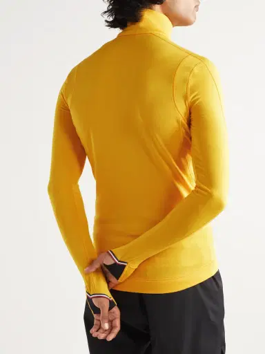 Moncler Grenoble Ribbed Stretch-Jersey Half-Zip Base Layer - Men | Thumbnail 4 Moncler Grenoble Ribbed Stretch-Jersey Half-Zip Base Layer - Men | Thumbnail 4