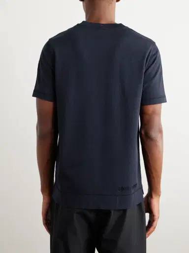 Moncler Grenoble Slim-Fit Logo-Print Cotton-Jersey T-Shirt - Men | Thumbnail 4
