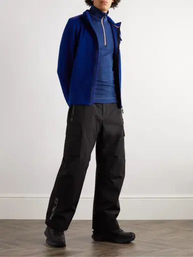 Moncler Grenoble Slim-Fit Polartec® Power Grid™ Half-Zip Base Layer - Men | Thumbnail 2 Moncler Grenoble Slim-Fit Polartec® Power Grid™ Half-Zip Base Layer - Men | Thumbnail 2