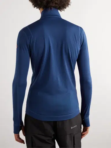 Moncler Grenoble Slim-Fit Polartec® Power Grid™ Half-Zip Base Layer - Men | Thumbnail 4 Moncler Grenoble Slim-Fit Polartec® Power Grid™ Half-Zip Base Layer - Men | Thumbnail 4