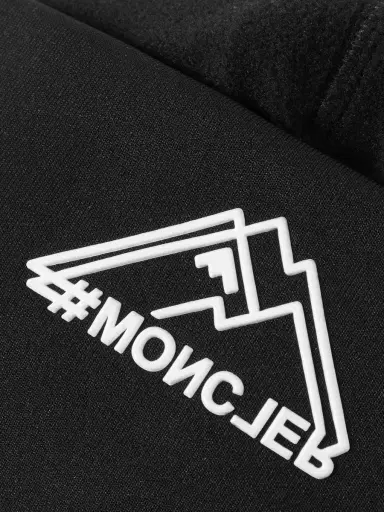 Moncler Grenoble Logo-Appliquéd Stretch-Fleece and Jersey Beanie - Men | Thumbnail 3