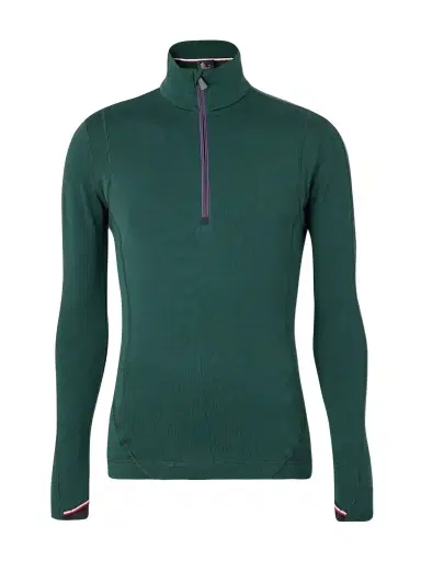 Moncler Grenoble Slim-Fit Polartec® Power Grid™ Half-Zip Base Layer - Men | Thumbnail 1 Moncler Grenoble Slim-Fit Polartec® Power Grid™ Half-Zip Base Layer - Men | Thumbnail 1