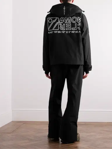 Moncler Grenoble Moriond Logo-Print GORE-TEX® Hooded Jacket - Men | Thumbnail 2