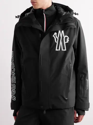 Moncler Grenoble Moriond Logo-Print GORE-TEX® Hooded Jacket - Men | Thumbnail 4