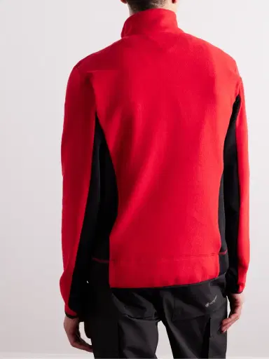 Moncler Grenoble Jersey-Trimmed Fleece Half-Zip Ski Base Layer - Men | Thumbnail 3 Moncler Grenoble Jersey-Trimmed Fleece Half-Zip Ski Base Layer - Men | Thumbnail 3